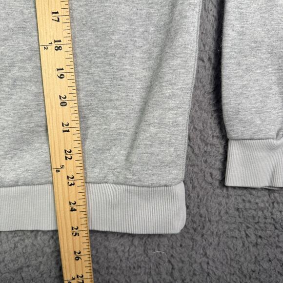 Rhone Heritage Hoodie Mens S Heather Gray Midweight Raglan Pullover Sweatshirt - Picture 9 of 10